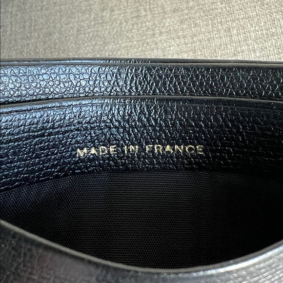 Chanel | Vintage Coco Button Leather Card Case Holder